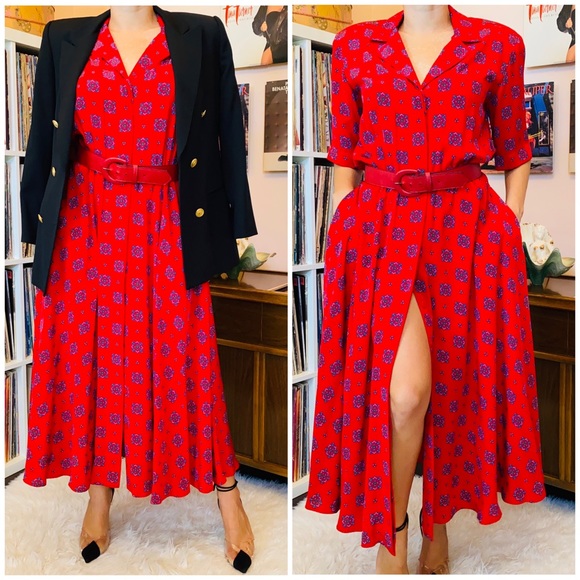 Vintage Dresses & Skirts - Vintage Liz Claiborne Button Down Shirt Dress